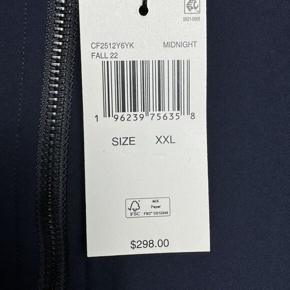 Michael Kors Mens XXL Midnight Blue Reversible Bomber Jacket Full Zip Pockets 2X - Picture 7 of 11